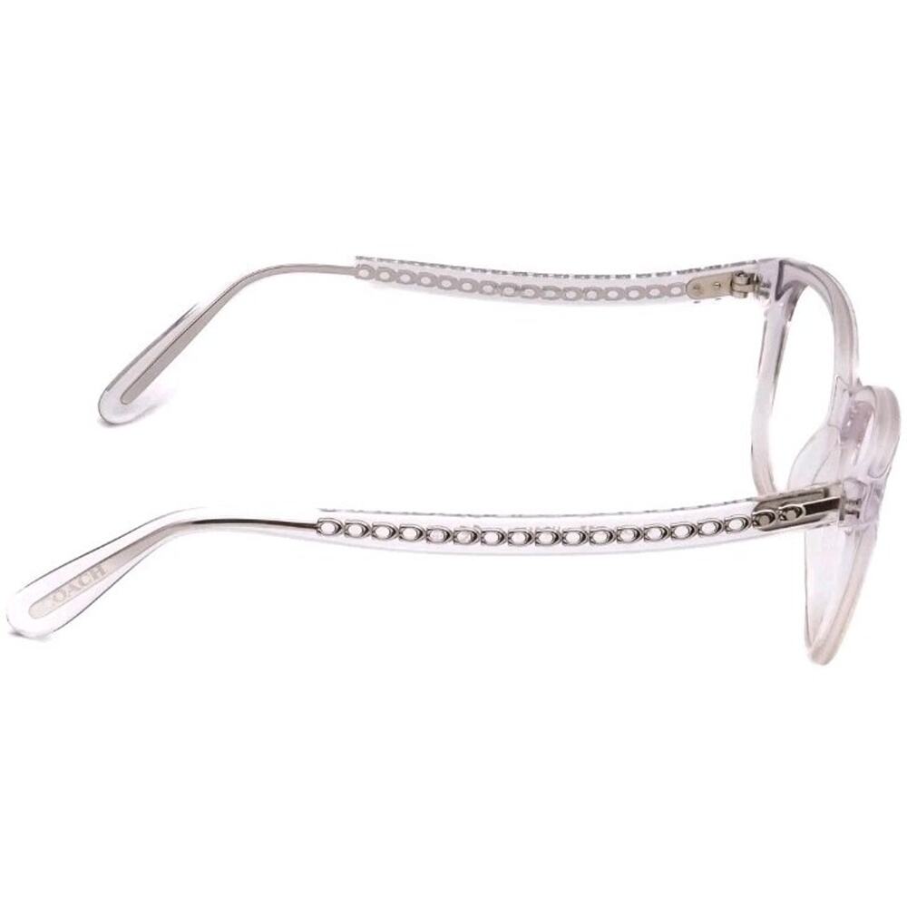 Coach Clear Eyeglasses HC 6177 5111 Crystal Rounded Cat Eye Frame 52 17 140 - Picture 6 of 15